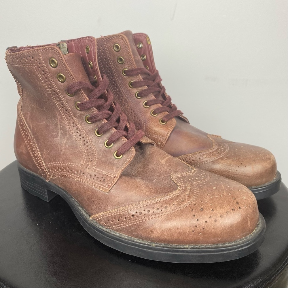 Rudsak • leather wingtip ankle boot - Picture 2 of 11